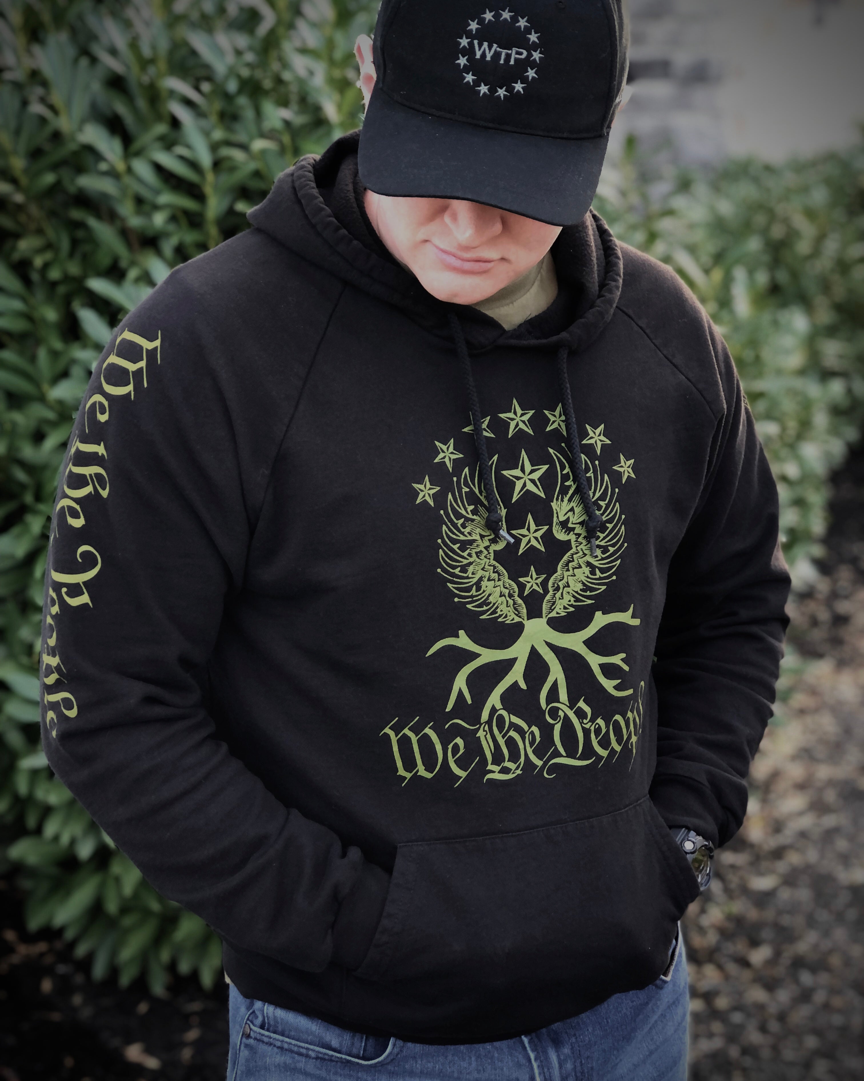 We the People Liberty Tree Hoodie Black OD We the People Apparel