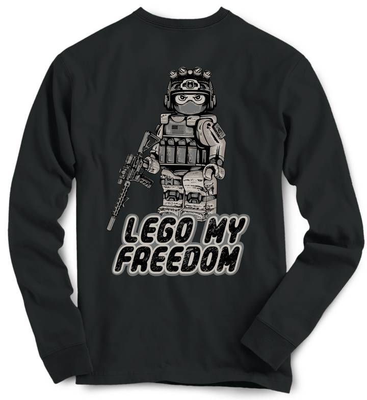 LEGO MY FREEDOM Long Sleeve Tee | Black